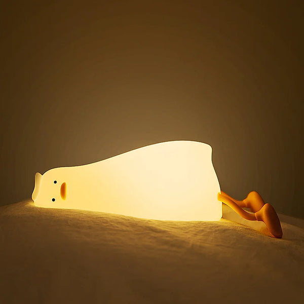 Lying Duck Night Light Phone Holder